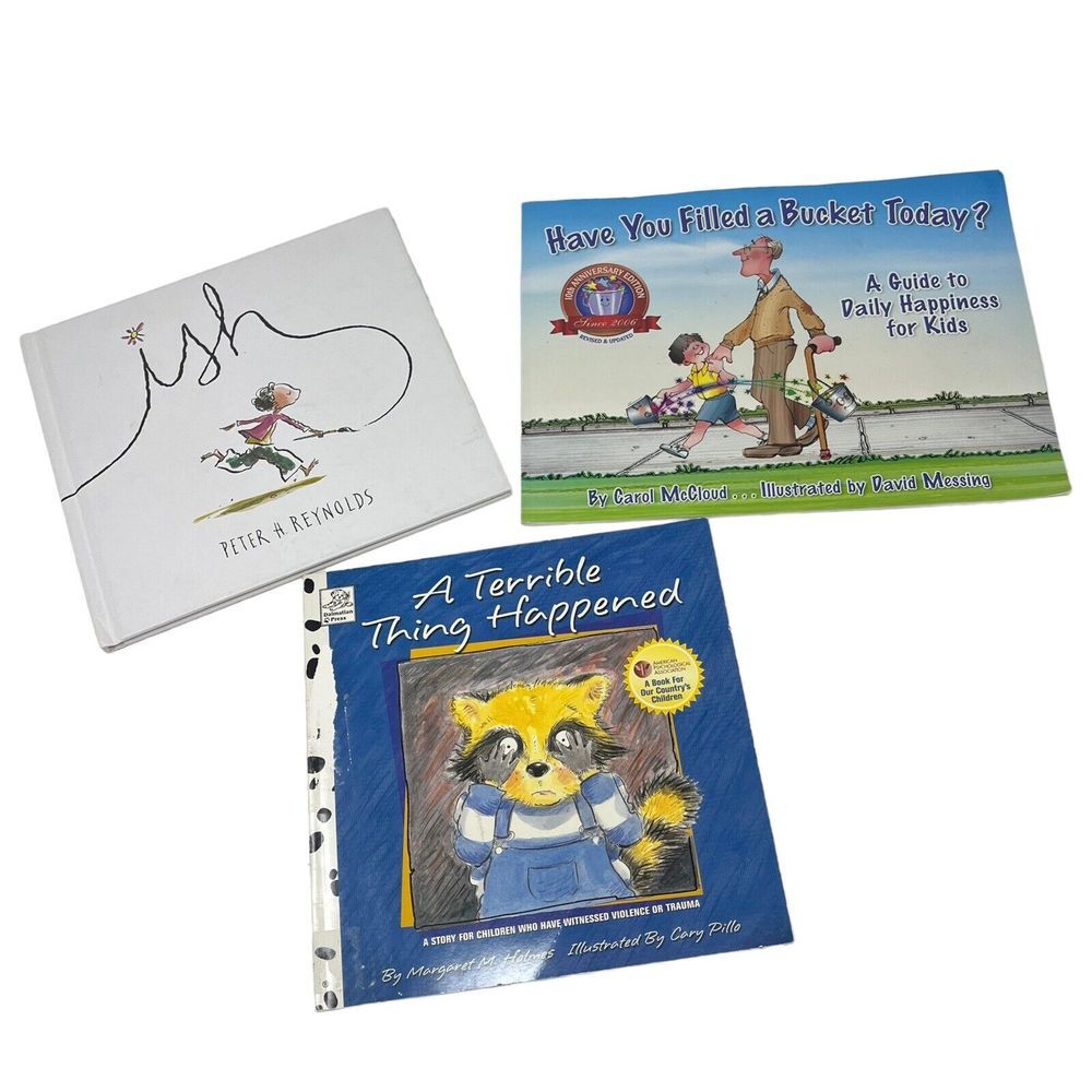 Lot Of‎ 3 Kids Emotional Learning Books Ish, How You Filled Your Bucket Today? +